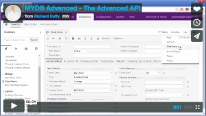 MYOB Advanced Demonstration Video - The Advanced API
