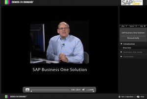 SAP Business One Demos on Demand Presenter Video