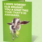 This Christmas I am buying a goat, not just acting like one!