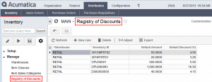 Analyzing the Registry of Discounts webpage