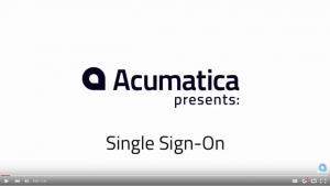 Acumatica Demonstration Videos - Single Sign On – Multiple Providers